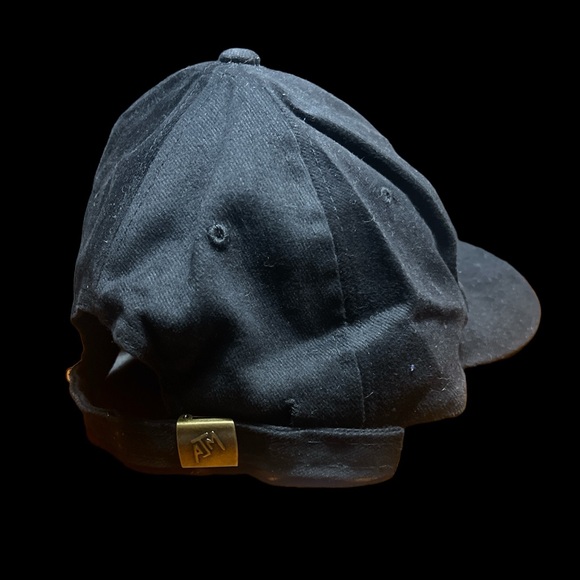 Men’s Women’s Unisex Baseball Cap Low Crown Adjustable Black - Picture 2 of 2